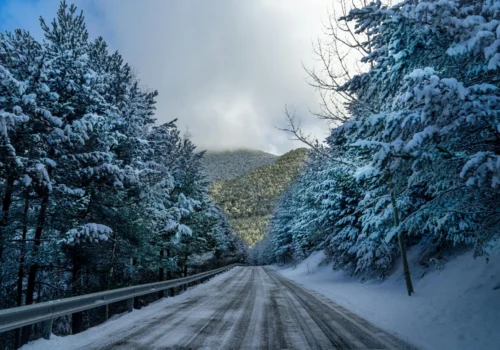 VIDEO// Tablou de iarnă în România