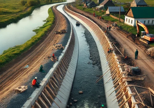 Digul de protecție din satul Răscăieți, raionul Ștefan Vodă, este reabilitat