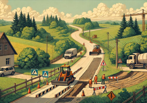 Lucrări de Reparație pe Drumul G58 R7 – Păscăuți – Călinești – Fălești în Raionul Rîșcani