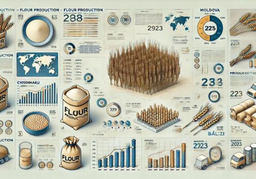 Producția de făină în Republica Moldova: Discrepanțe majore între regiuni în ultimii 15 ani