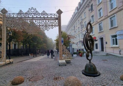 „Cheia sol”, o nouă atracție pe strada pietonală Eugen Doga