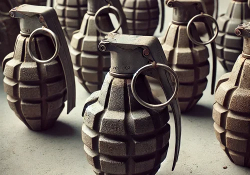 18 grenade de mână, un proiectil de artilerie și o bombă de aruncător au fost nimicite la Șerpeni