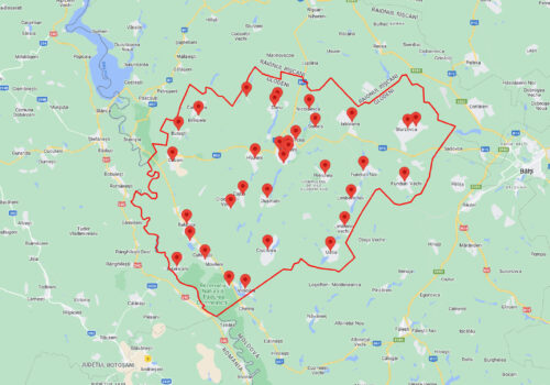 Alegeri prezidențiale și referendum: Harta secțiilor de votare din raionul Glodeni publicată pe NewsMap.md