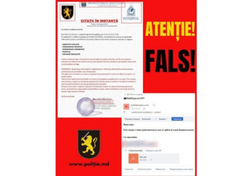 POLIȚIA AVERTIZEAZĂ CETĂȚENII DESPRE O NOUĂ METODĂ DE ESCROCHERIE ONLINE