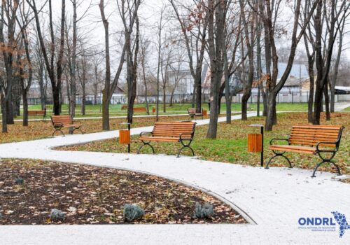 PARCUL ORĂȘENESC DIN LEOVA, TRANSFORMAT ÎNTR-O OAZĂ DE RELAXARE MODERNĂ CU SPRIJINUL PROGRAMULUI „SATUL EUROPEAN”
