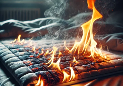 UN BĂRBAT A ARS DE VIU ÎNTR-UN INCENDIU CAUZAT DE O PLAPUMĂ ELECTRICĂ