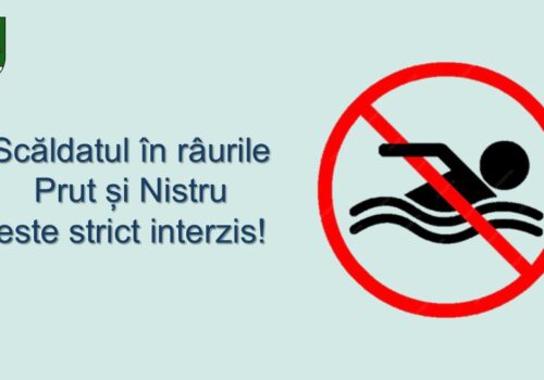 SCĂLDATUL DE BOBOTEAZĂ ÎN PRUT ȘI NISTRU, INTERZIS ÎN AFARA ZONELOR AMENAJATE