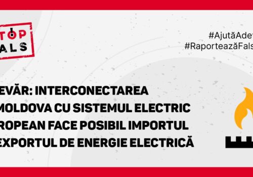 STOP FALS! CAMPANIE ÎMPOTRIVA DEZINFORMĂRII ÎN DOMENIUL SECURITĂȚII ENERGETICE