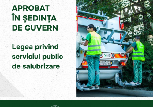 GUVERNUL A APROBAT LEGEA PRIVIND SERVICIUL PUBLIC DE SALUBRIZARE
