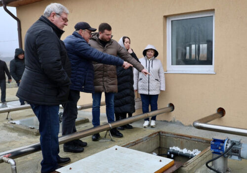 ORHEI: SATUL PERESECINA BENEFICIAZĂ DE O NOUĂ STAȚIE DE EPURARE