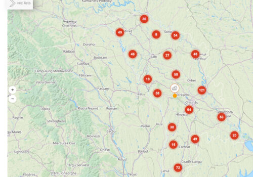 EVIDENȚA RESURSELOR NATURALE DIN REPUBLICA MOLDOVA PE O  HARTA SPECIALIZATĂ