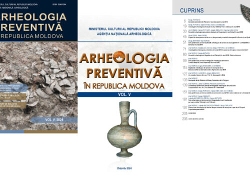 DOC // A FOST TIPĂRIT VOLUMUL V AL REVISTEI „ARHEOLOGIA PREVENTIVĂ ÎN REPUBLICA MOLDOVA”